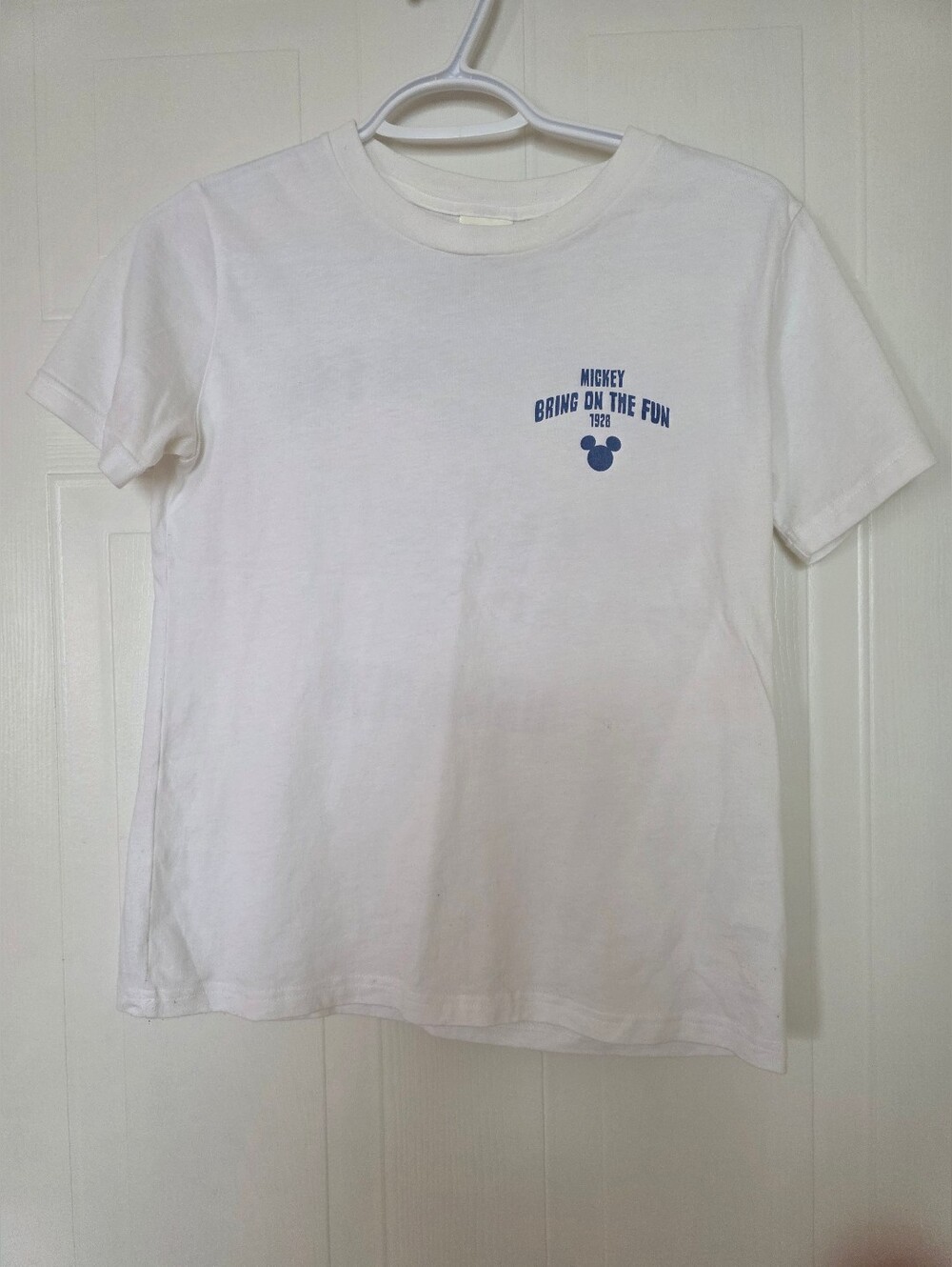 GU Disney Mickey Mouse Tee, White, Small